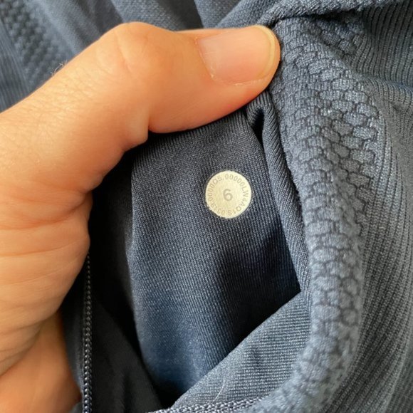 Lululemon For The Chill Of It Jacket True Navy Full Zip Activewear Running 6 - Picture 6 of 7